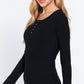 Long Slv Scoop Neck Thermal Top