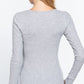 Long Slv Scoop Neck Thermal Top