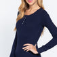 Long Slv Scoop Neck Thermal Top