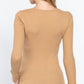 Long Slv Scoop Neck Thermal Top