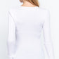 Long Slv Scoop Neck Thermal Top