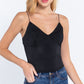 Crop Cami Satin Knit Top