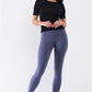 Light Ribbed Crew Neck Short Sleeve Basic Tee