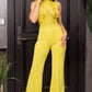 Crochet Lace Combined Bodice Jumpsuit