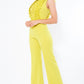 Crochet Lace Combined Bodice Jumpsuit