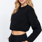 Adjustable Waist French Terry Top