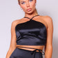Sexy Halter Front Crop Top