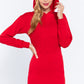 Hoodie French Terry Mini Dress