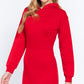 Hoodie French Terry Mini Dress