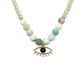 Evil Eye Lash Bead Necklace