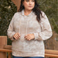 Plus Tie-dye Long Sleeve Hoodie