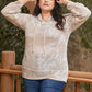 Plus Tie-dye Long Sleeve Hoodie