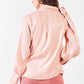 El Mirage Chiffon Bishop Sleeve Tie-neck Blouse Top
