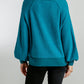 Puff Sleeve Boat Neck Sweater