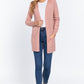 Raglan Slv Open Sweater Cardigan