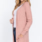 Raglan Slv Open Sweater Cardigan