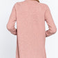 Raglan Slv Open Sweater Cardigan