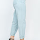 Double Button High-waisted Jeans