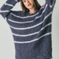 Plus Sweater With Stripe Detail