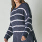 Plus Sweater With Stripe Detail