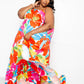 Printed Voluminous Maxi Dress