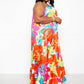 Printed Voluminous Maxi Dress