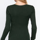 Long Slv Henley Thermal Top