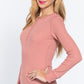 Long Slv Henley Thermal Top