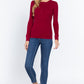 Long Slv Henley Thermal Top