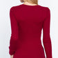 Long Slv Henley Thermal Top
