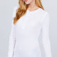 Long Slv Henley Thermal Top