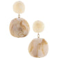 Acetate Resin Double Circle Earring