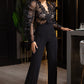 Lace Combined Fashion Jumpsuit