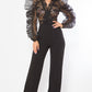 Lace Combined Fashion Jumpsuit