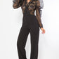 Lace Combined Fashion Jumpsuit