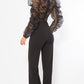 Lace Combined Fashion Jumpsuit