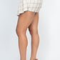 Plaid Pleated Mini Skorts