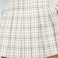 Plaid Pleated Mini Skorts
