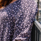 Tiny Floral Printed Square Neckline Top