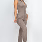 Zip Front Jumpsuit