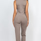 Zip Front Jumpsuit