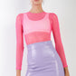 Lavender Faux Leather High Waist Mini Skirt