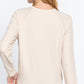 Sequins French Terry Pullover Top