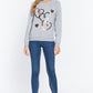 Sequins French Terry Pullover Top
