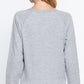 Sequins French Terry Pullover Top