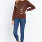 Sequins French Terry Pullover Top