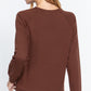 Sequins French Terry Pullover Top