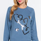 Sequins French Terry Pullover Top