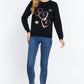 Sequins French Terry Pullover Top