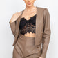 Side Button Detailed Jacket & Shorts Set